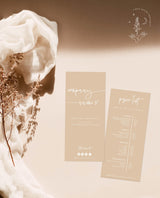 Boho Small Business Price List Template | Beauty Price List