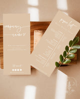 Boho Small Business Price List Template | Beauty Price List