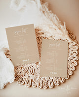 Boho Small Business Price List Template | Beauty Price List