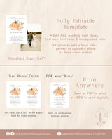 Fall Baby Shower Invitation Template | Pumpkin Baby Shower Invite