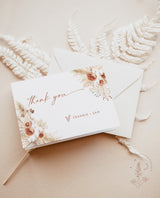 Pampas Grass Baby Shower Invitation | Girl Baby Shower Bundle