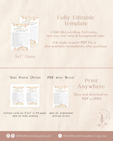 What Did the Groom Say Bridal Shower Game | Autumn Couples Shower Game Template