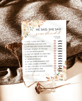 He Said She Said Game | Guess Who Said It, Bride or Groom