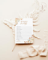 Fall Wishes For Baby Card | Gender Neutral Baby Shower