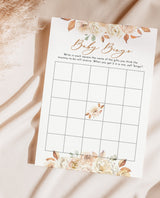 Fall Baby Bingo Shower Game | Baby Bingo Game