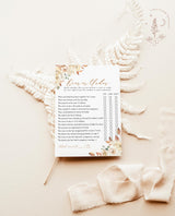 Over or Under Baby Shower Game Template | Fall Baby Shower Game