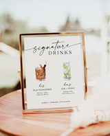 Minimalist Wedding Sign Bundle | Boho Wedding Signs