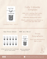 Buy The Bride A Drink | Minimal Bachelorette Venmo Card