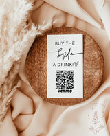 Buy The Bride A Drink | Minimal Bachelorette Venmo Card