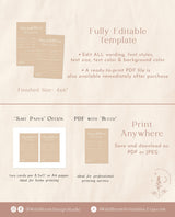 Baby Shower Advice and Predictions Card | Minimalist Baby Shower | New Parents Advice Card | Advice for Mommy | Boho Baby Shower Card | BM1