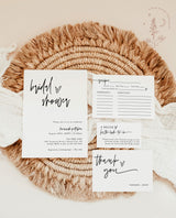 Minimalist Bridal Shower Invite | Modern Bridal Shower Bundle