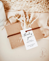 Minimalist Thank You Favor Tag | Minimalist Baby Shower Tags