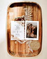 Boho Wedding Invitation Template | Fall Wedding Invite