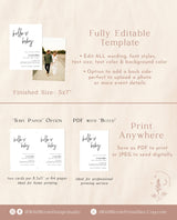 Minimalist Baby Shower Invitation | Gender Neutral Baby Shower