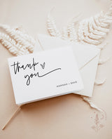 Minimalist Thank You Card | Thank You Card