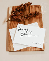 Minimalist Thank You Card | Thank You Card