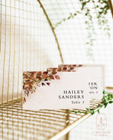 Terracotta Place Card Template | Minimalist Place Cards