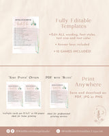 Desert Bridal Shower Games | Boho Bridal Shower Games