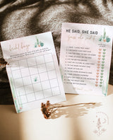 Desert Bridal Shower Games | Boho Bridal Shower Games