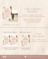 Retro Baby Shower Invite | 70s Baby Shower