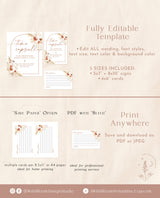 Boho Time Capsule | Pampas Grass Baby Shower