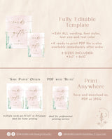 Cards and Gifts Sign | Fiesta Wedding Sign Template