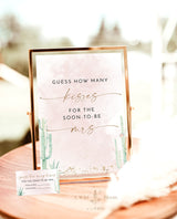 Guess How Many Kisses For The Soon To Be Mrs | Fiesta Bridal Shower Game