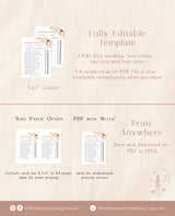 Baby Shower Guess Who Game | Boho Baby Shower | Guess Who Baby Shower Trivia | Pampas Grass Girl Baby Shower | Mommy or Daddy Game | A4