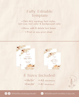 Boho Baby Shower Welcome Sign | Pampas Grass Baby Shower Welcome Poster | Little Pumpkin Baby Shower Welcome Sign | Boho Baby Shower | A4