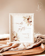 Fall Cards and Gifts Sign | Minimalist Wedding Sign Template