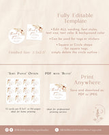 Boho Thank You Tags | Fall Shower Thank You Favor Tags