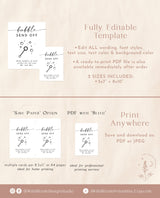 Bubble Send Off Sign | Minimalist Wedding Send Off Sign