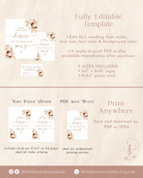 Guess How Many Kisses For The Soon To Be Mrs | Pampas Grass Bridal Shower Game | Printable Candy Game | Fall Bridal Shower Game | A4