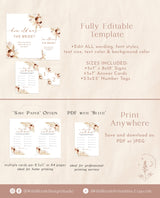 How Old Was the Bride Game | Guess the Bride's Age | How Old Was the Bride-To-Be Bridal Shower Game | Pampas Grass Bridal Shower Game | A4