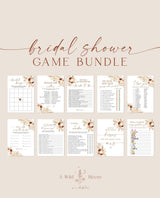 Bridal Shower Games Bundle | Boho Bridal Shower Games