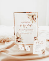 Guess the Baby Food Game | Pampas Grass Baby Shower Game