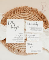 Minimalist Baby Shower Invite | Gender Neutral Baby Shower