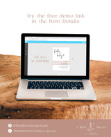 Minimalist Baby Shower Invites | Gender Neutral Baby Shower Invite