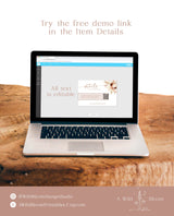 QR Code Details Card | Fall Boho Wedding Digital Details Card