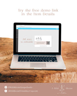 QR Code Details Card | Modern Wedding Details Insert