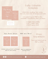 Boho Guess How Many Kisses For The Soon To Be Mrs | Blush Bridal Shower Game