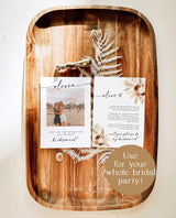 Will You Be My Bridesmaid | Bridesmaid Photo Card | Photo Bridesmaid Proposal | Modern Minimalist Wedding | Boho Bridesmaid Proposal | A4