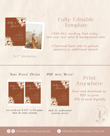 Fall Baby Shower Invite | Boho Baby Shower Invite