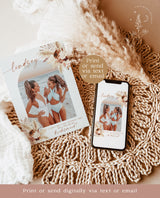 Will You Be My Bridesmaid | Bridesmaid Photo Card | Photo Bridesmaid Proposal | Minimalist Bridesmaid Cards | Boho Bridesmaid Proposal | A4