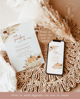 Fall Baby Shower Invite | A Little Pumpkin is on the Way
