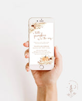 Fall Baby Shower Digital Invite | A Little Pumpkin is on the Way