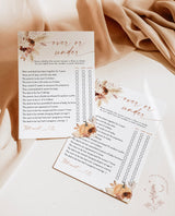 Over or Under Baby Shower Game | Boho Baby Shower