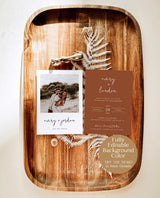 Minimalist Wedding Invitation Template | Editable Minimalist Wedding Invite