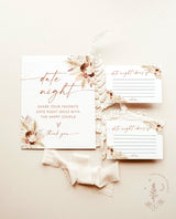 Fall Bridal Shower Date Night Ideas | Date Night Ideas Sign