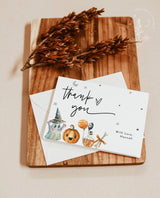 Halloween Thank You Card Template | Fall Thank You Card
